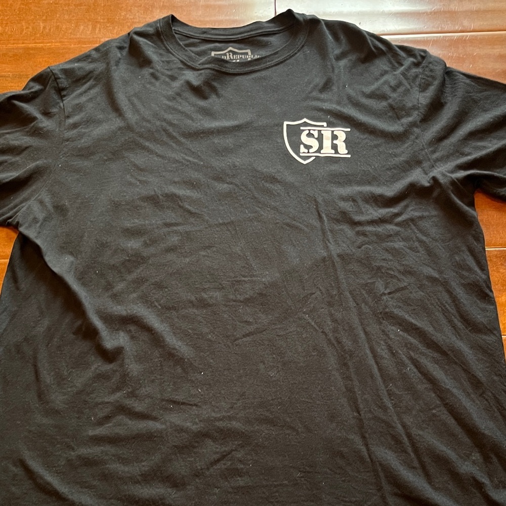 Black Shield Logo Men's Short Sleeve Tee